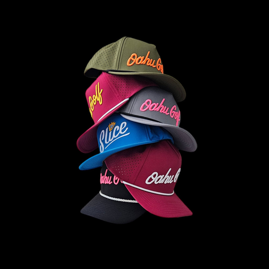 5点 Oahu golf apparel ゴルフキャップセット O'ahu Golf Apparel - Shop Our Premium Hat Collection – Oahu