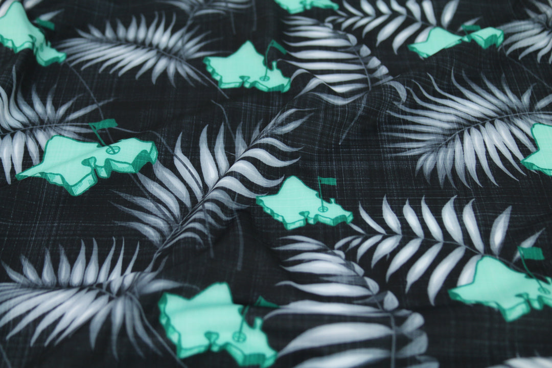 "It's About Time Manoa" - OGA Youth Polo - Black and Green