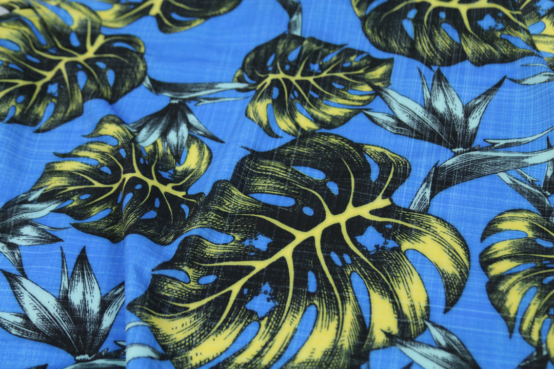 "Jungle" Blue Butter - OGA Women's Polo - Blues and Butter