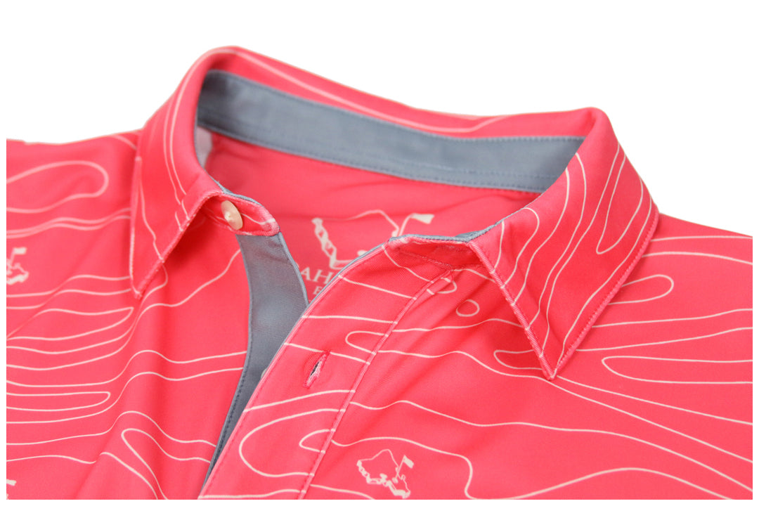 "Liquid Guava" - OGA Youth Polo - Pink Guava