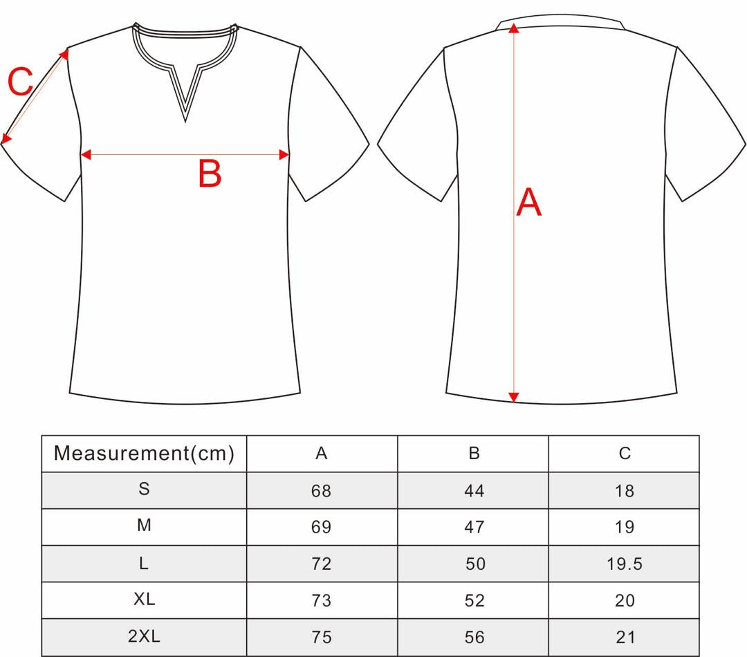 Women's polo shirt size chart cheap