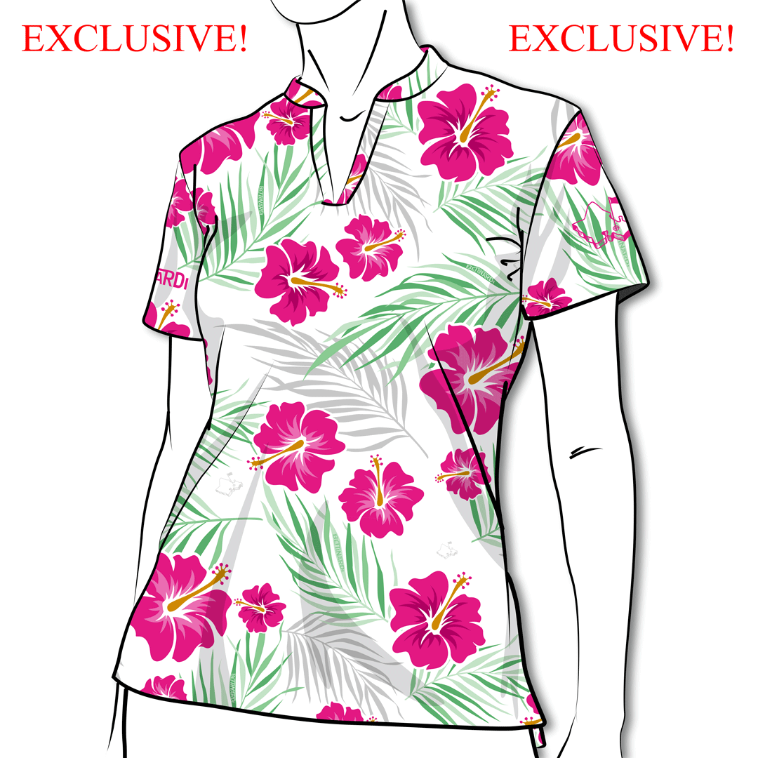 "OGA X BETTINARDI Tiki 23" - OGA Ladies Polo - White