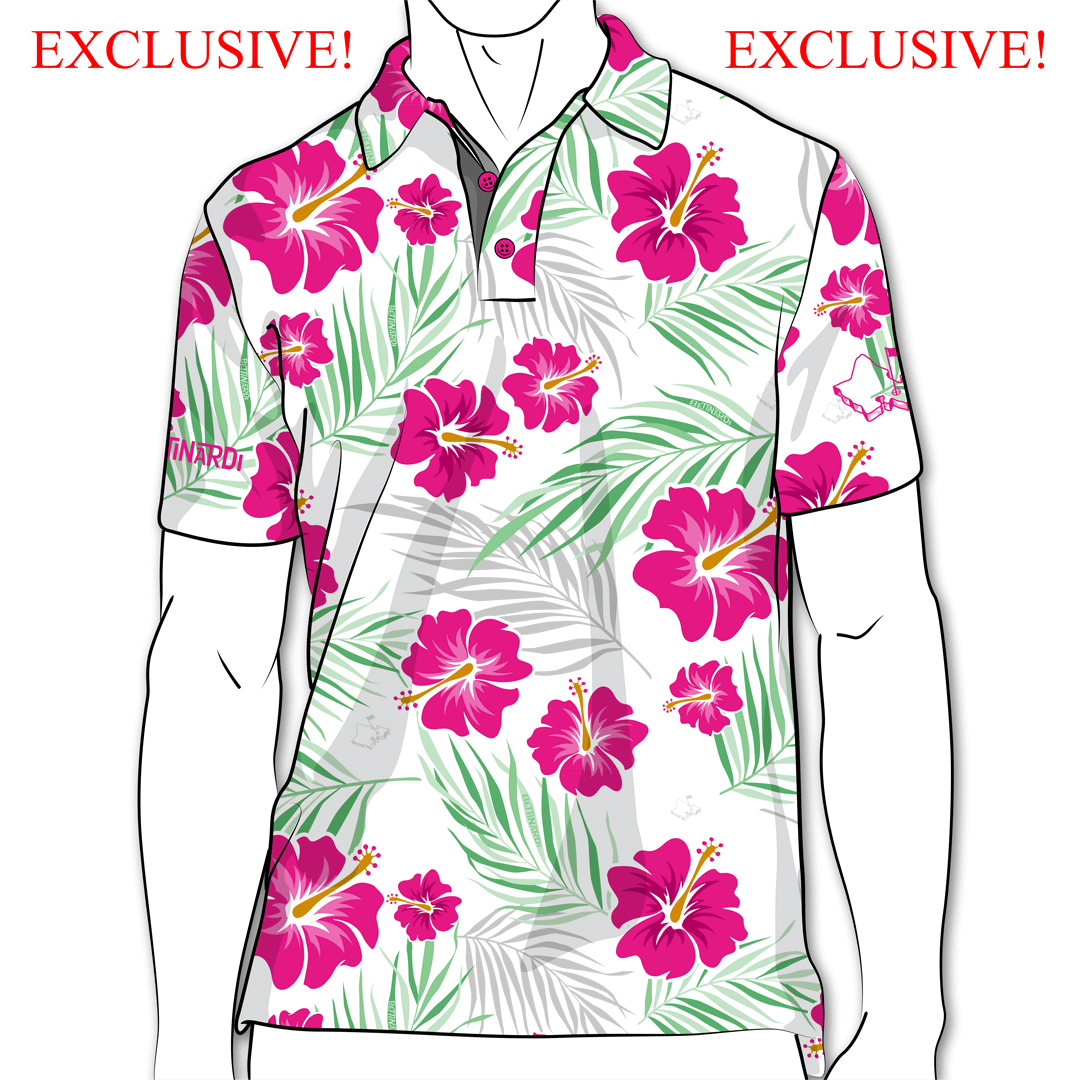 "OGA X BETTINARDI Tiki 23" - OGA Men's Polo - White