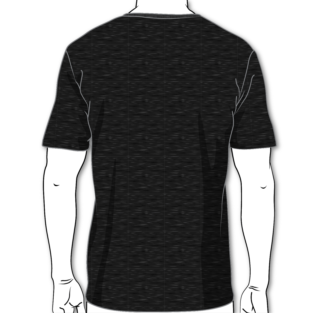 "OGA Badge" UNISEX Graphic Tee - Black Graphite Heather