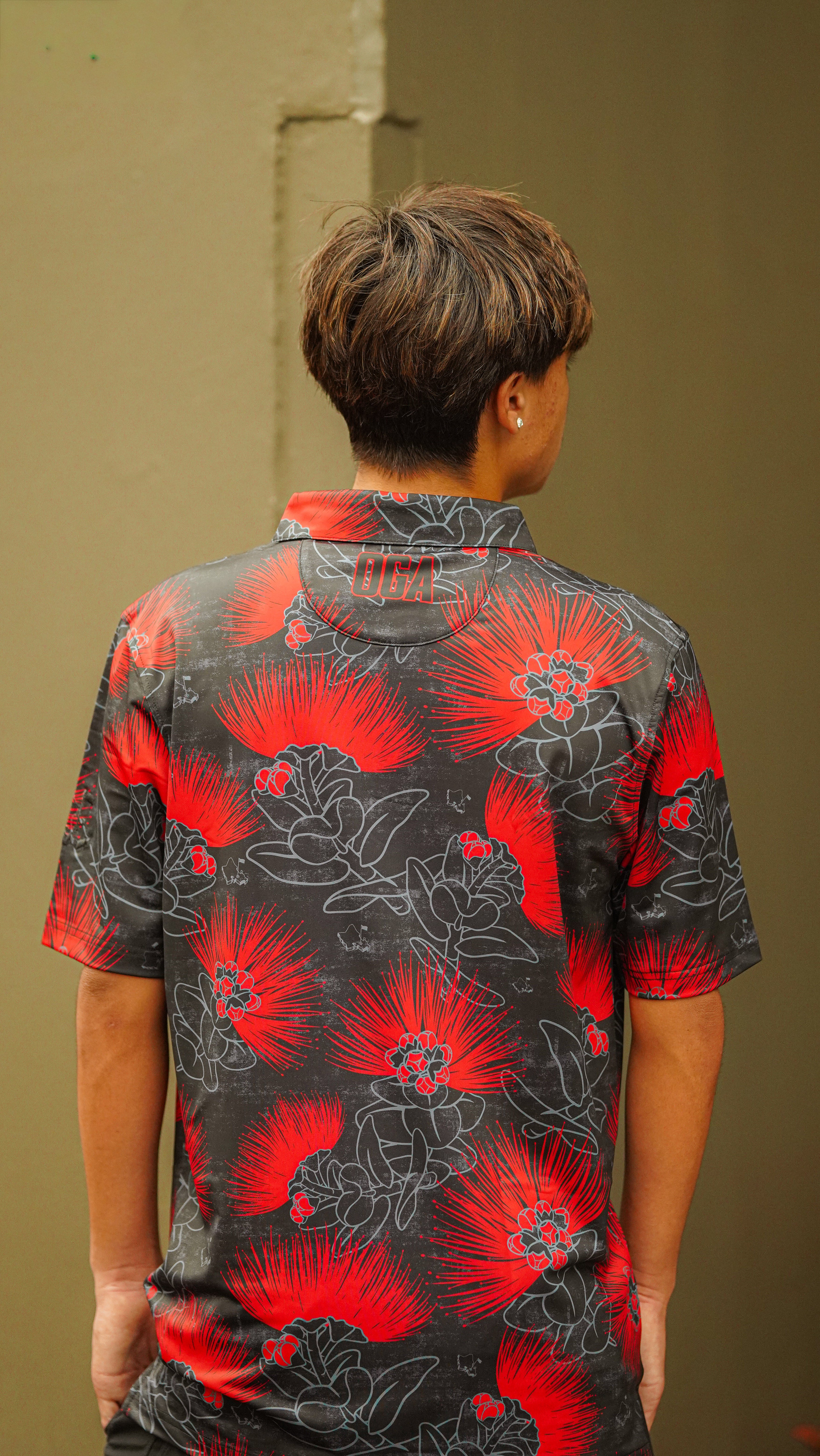 CAHLUMN/Over dye Polo Shirt/オーバーダイ ポロシャツ CAHLUMN（カウラム） ポロシャツ Over dye Polo Shirt/オーバーダイ