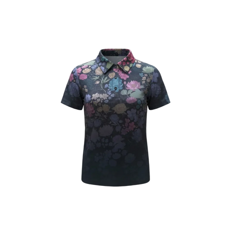 "Hana" Fade - OGA Youth Polo - Mulit Black Ombre