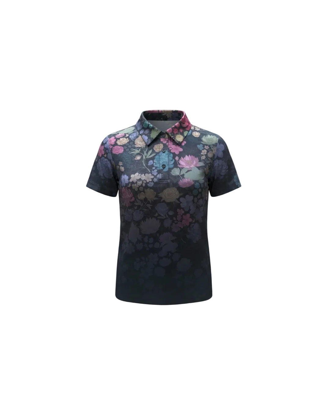 "Hana" Fade - OGA Youth Polo - Mulit Black Ombre