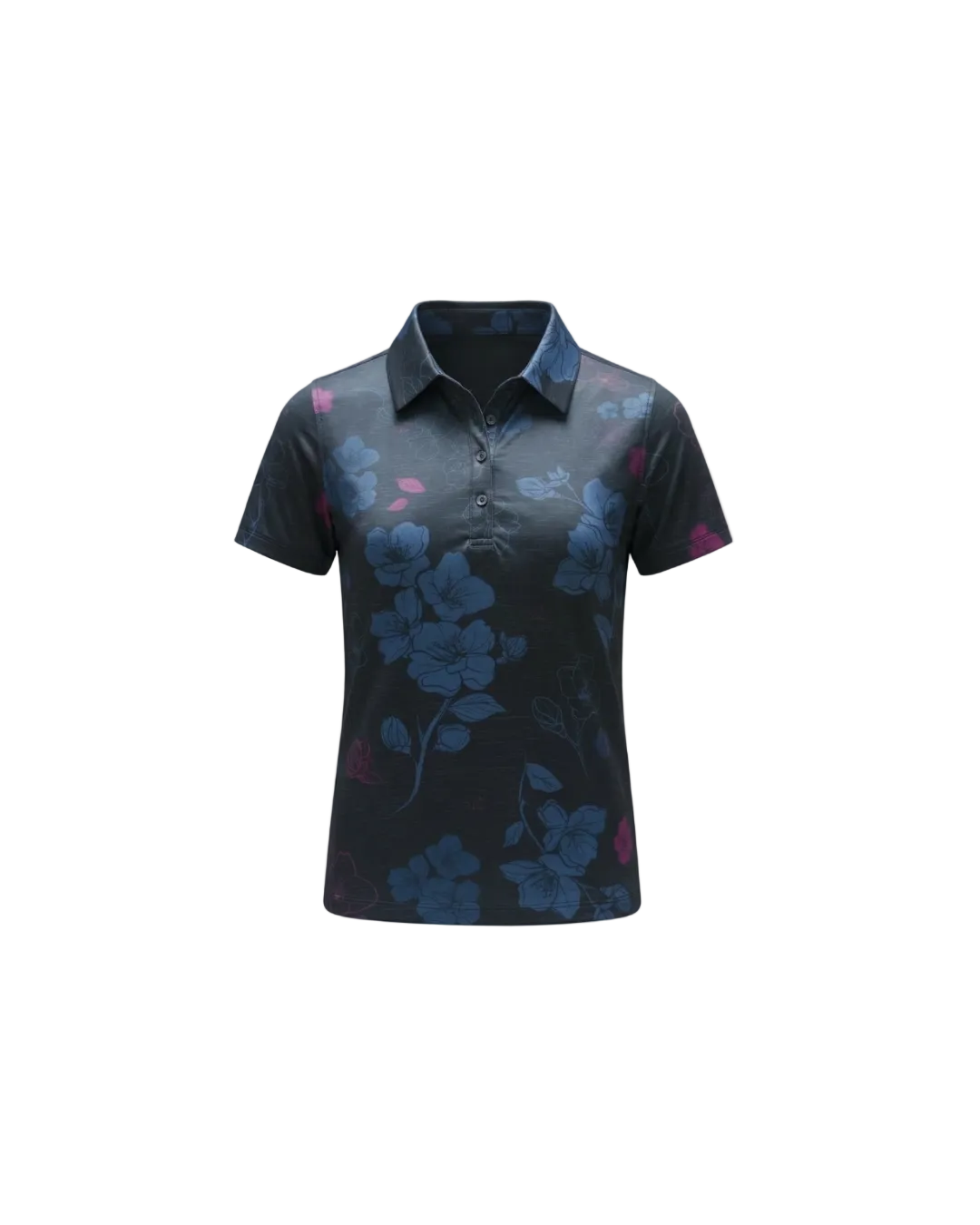 "Blossom" Blue Night - OGA Youth Polo - Blue Black
