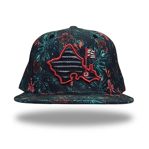 "Dark Jungle" - 6 Panel Snapback - Multi Colored