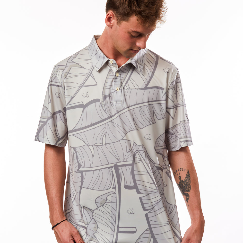 
                      
                        "Banana Patch" Light Khaki - OGA Men's Polo - Tonal Khaki
                      
                    