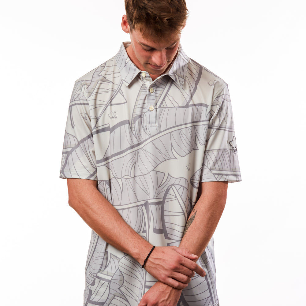 
                      
                        "Banana Patch" Light Khaki - OGA Men's Polo - Tonal Khaki
                      
                    
