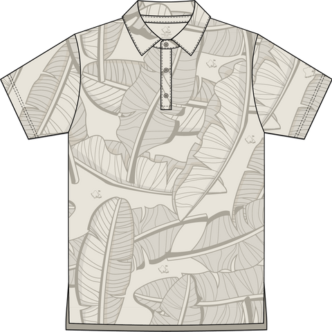 "Banana Patch" Light Khaki - OGA Youth Polo - Tonal Khaki