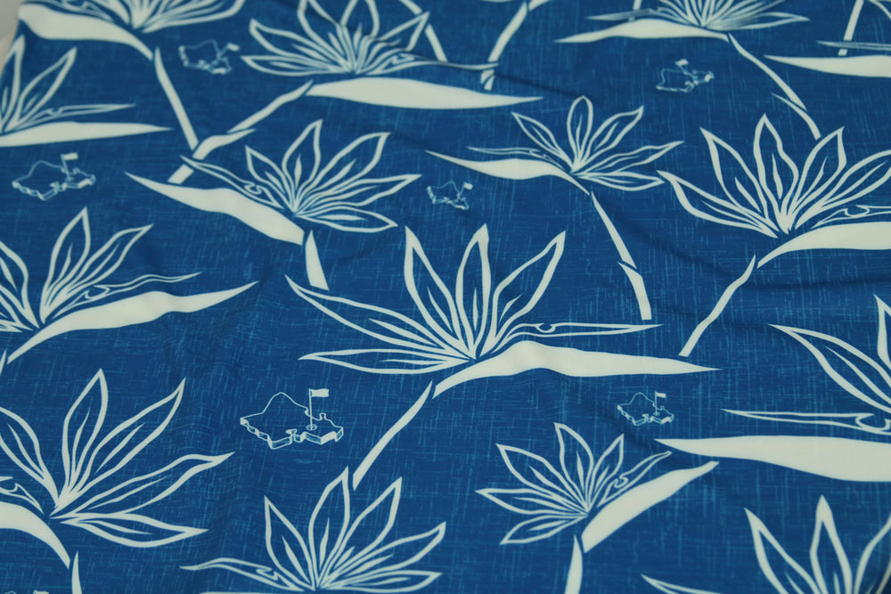 
                      
                        "Birdies of Paradise" Teal Ecru - OGA Women's Polo - Teal Blue Ecru White
                      
                    