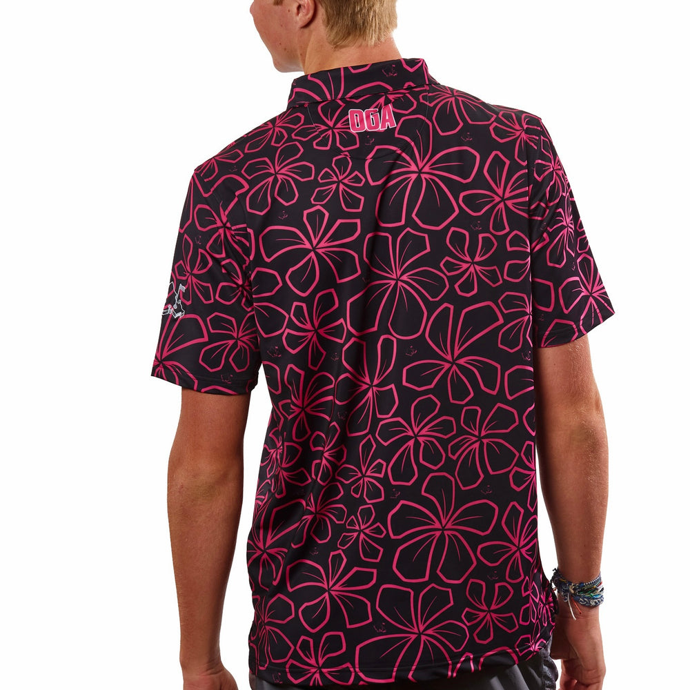
                      
                        "Mini Retro" Black Neon - OGA Men's Polo - Black / Pink
                      
                    