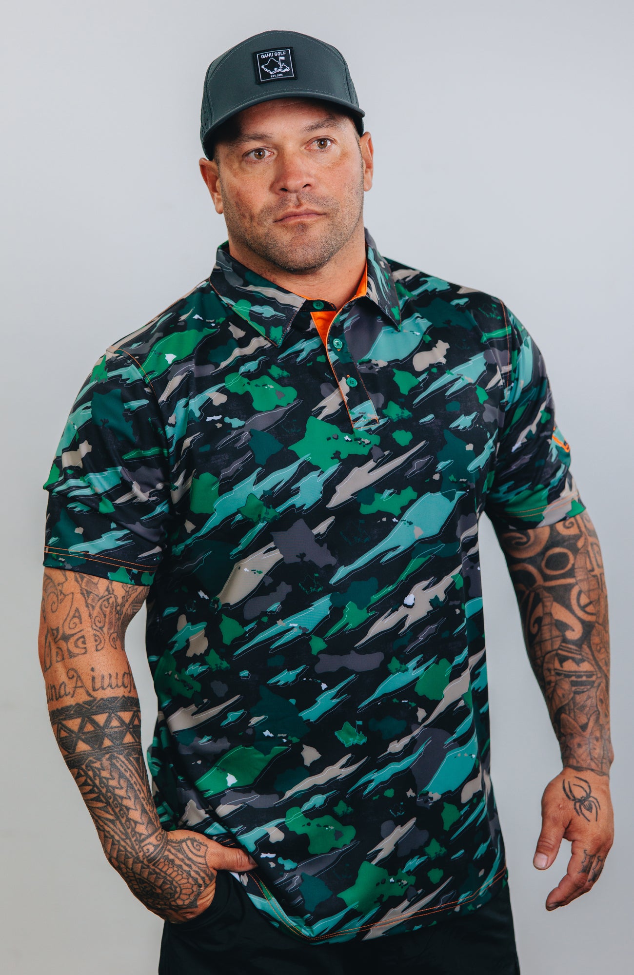 Camouflage polo hat outlet