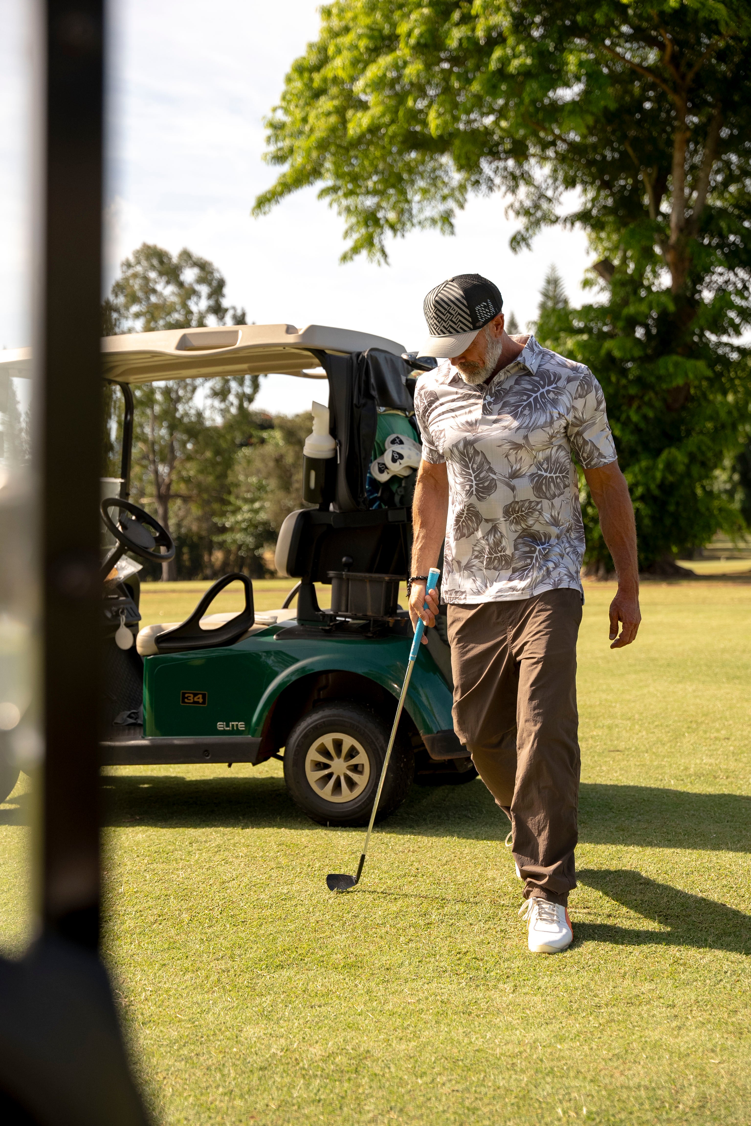 5点 Oahu golf apparel ゴルフキャップセット WORLD EAGLE オータムゴルフフェア ゴルフ サングラスホルダー