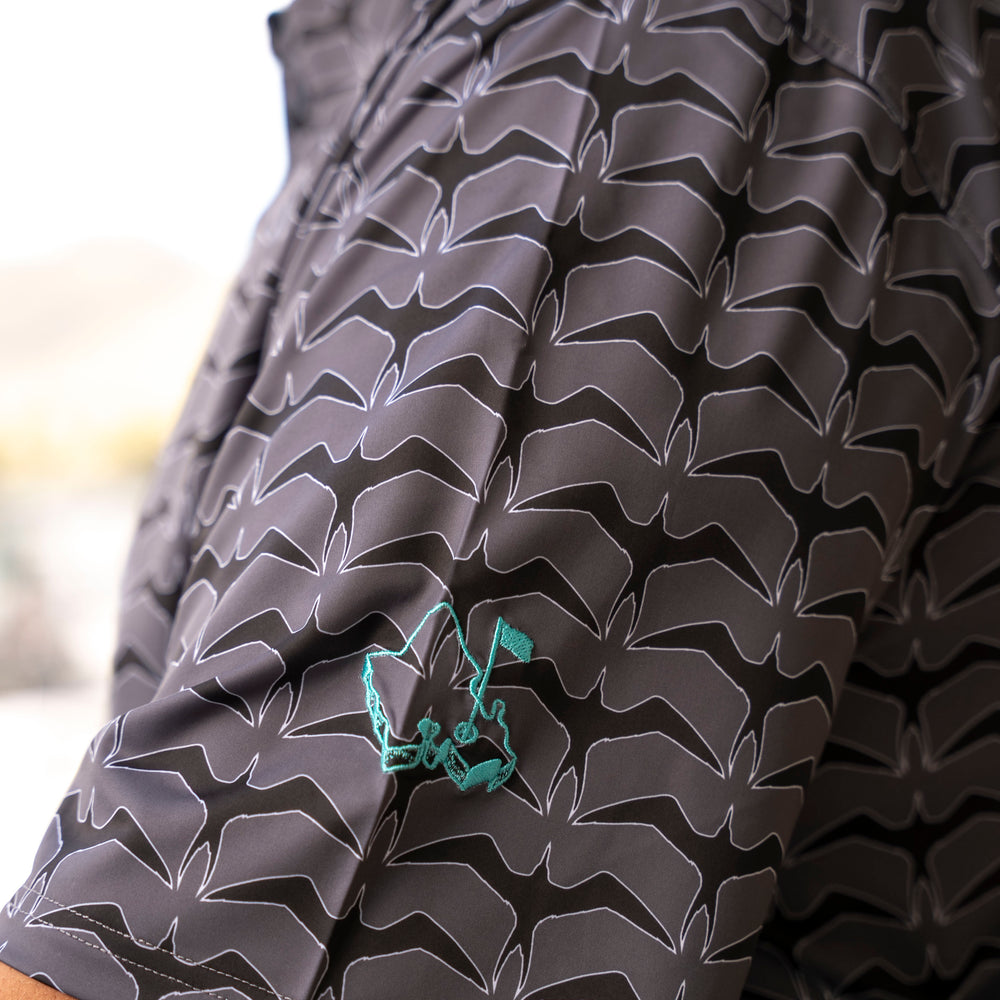 
                      
                        "Iwa Flock" Onyx Shadow - OGA Men's Polo - Graphite / Onyx
                      
                    