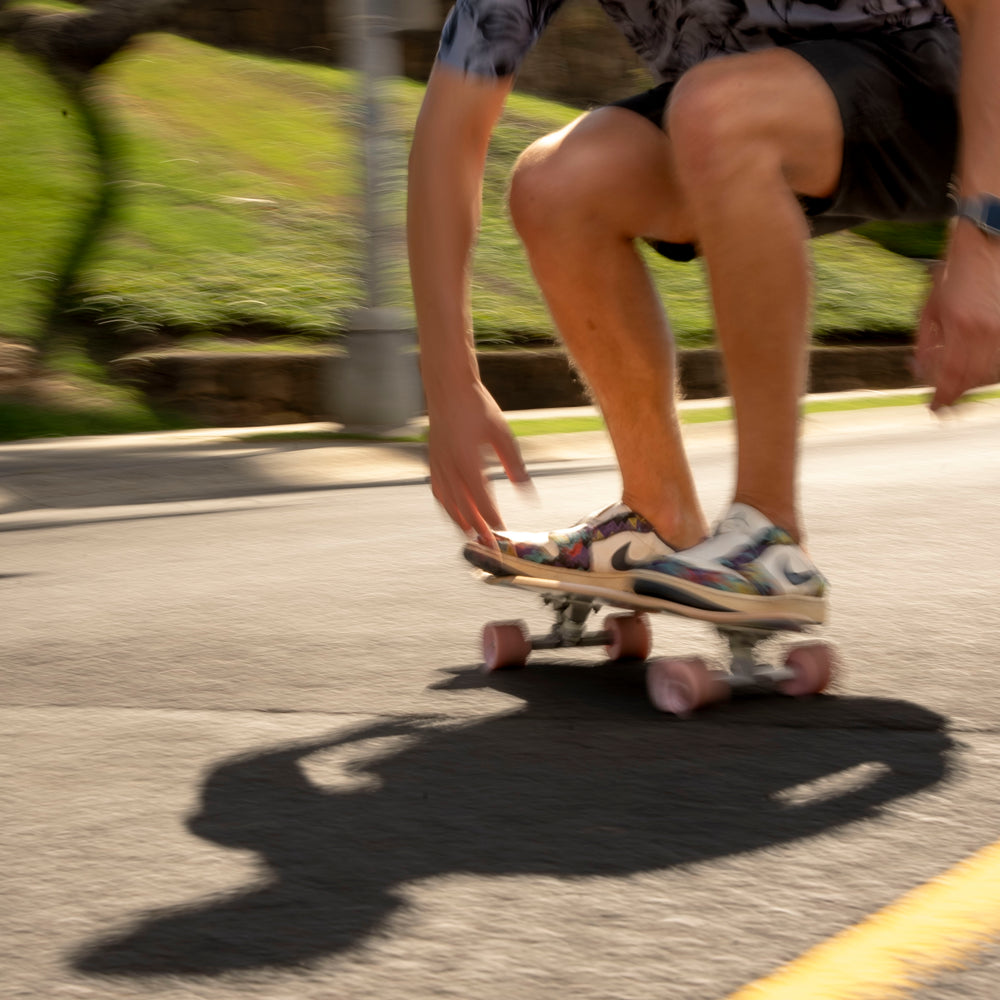 
                      
                        "Bloom" Black Smoke - OGA Men's Polo - Smoke Gray / Black
                      
                    