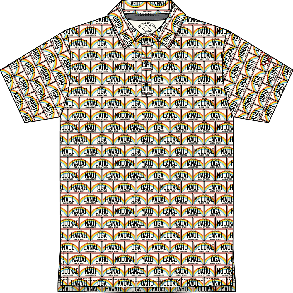 "License Plate" Decade - OGA Youth Polo - Multi