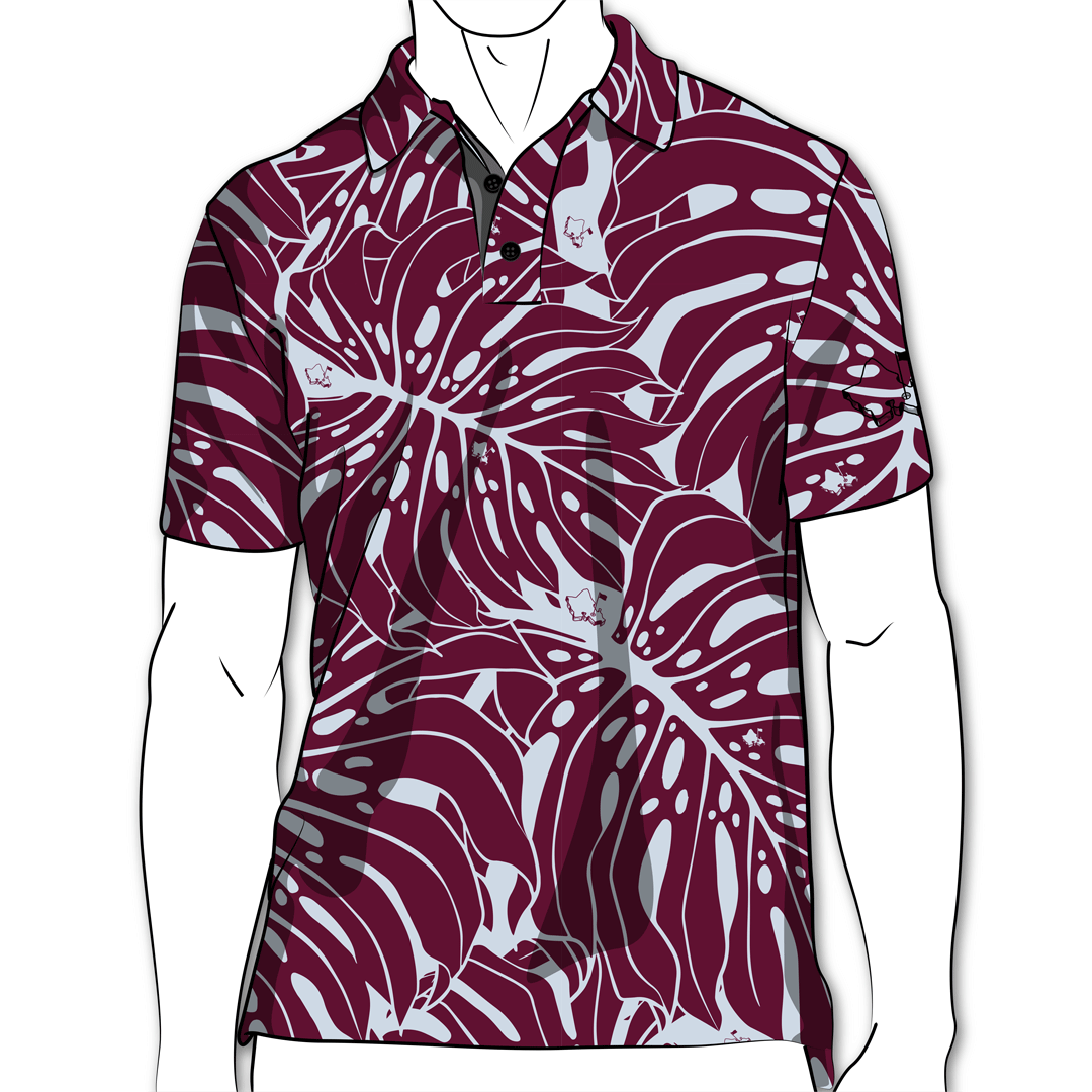 Penshoppe hawaiian shop polo