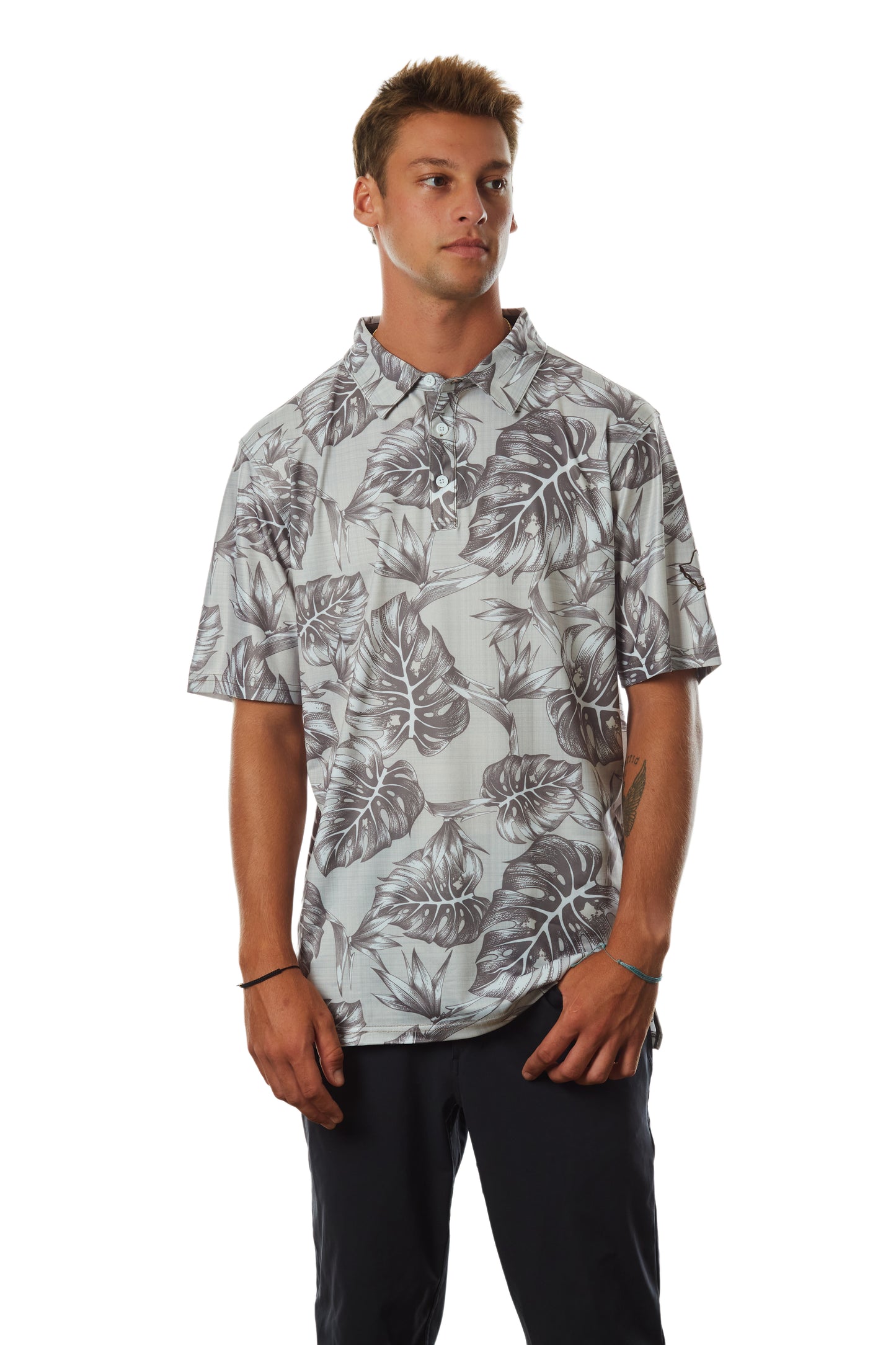 "Jungle" Sand - OGA Men's Polo - Sand Beige / Taupe