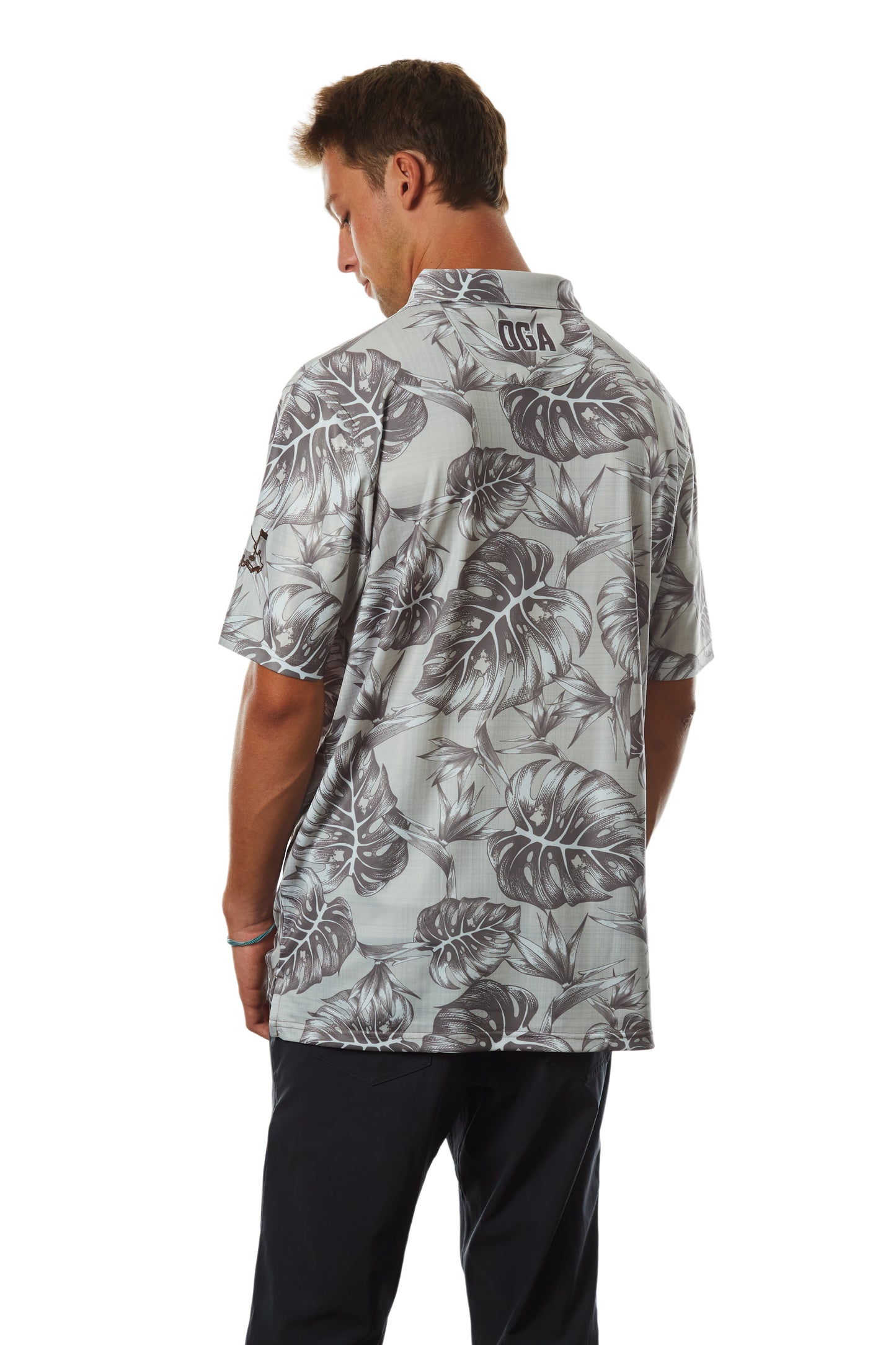 "Jungle" Sand - OGA Men's Polo - Sand Beige / Taupe