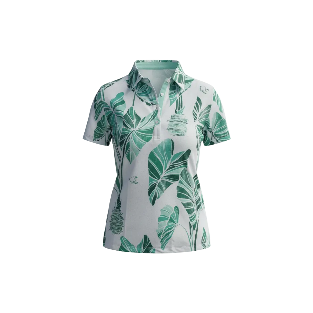 "Kalo" Green - OGA Women's Polo - Multi Green