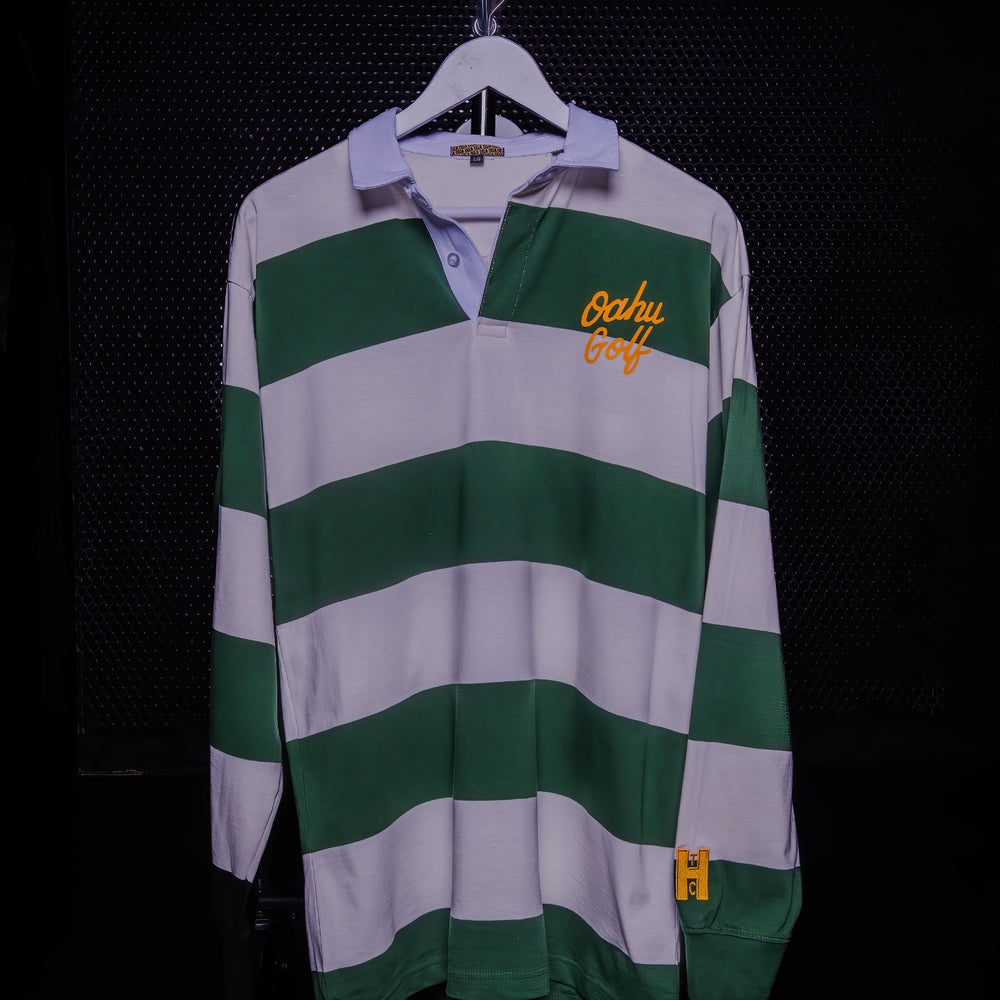 TH OGA FC Slice Rugby Striped Green/Crm