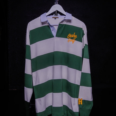 TH OGA FC Slice Rugby Striped Green/Crm