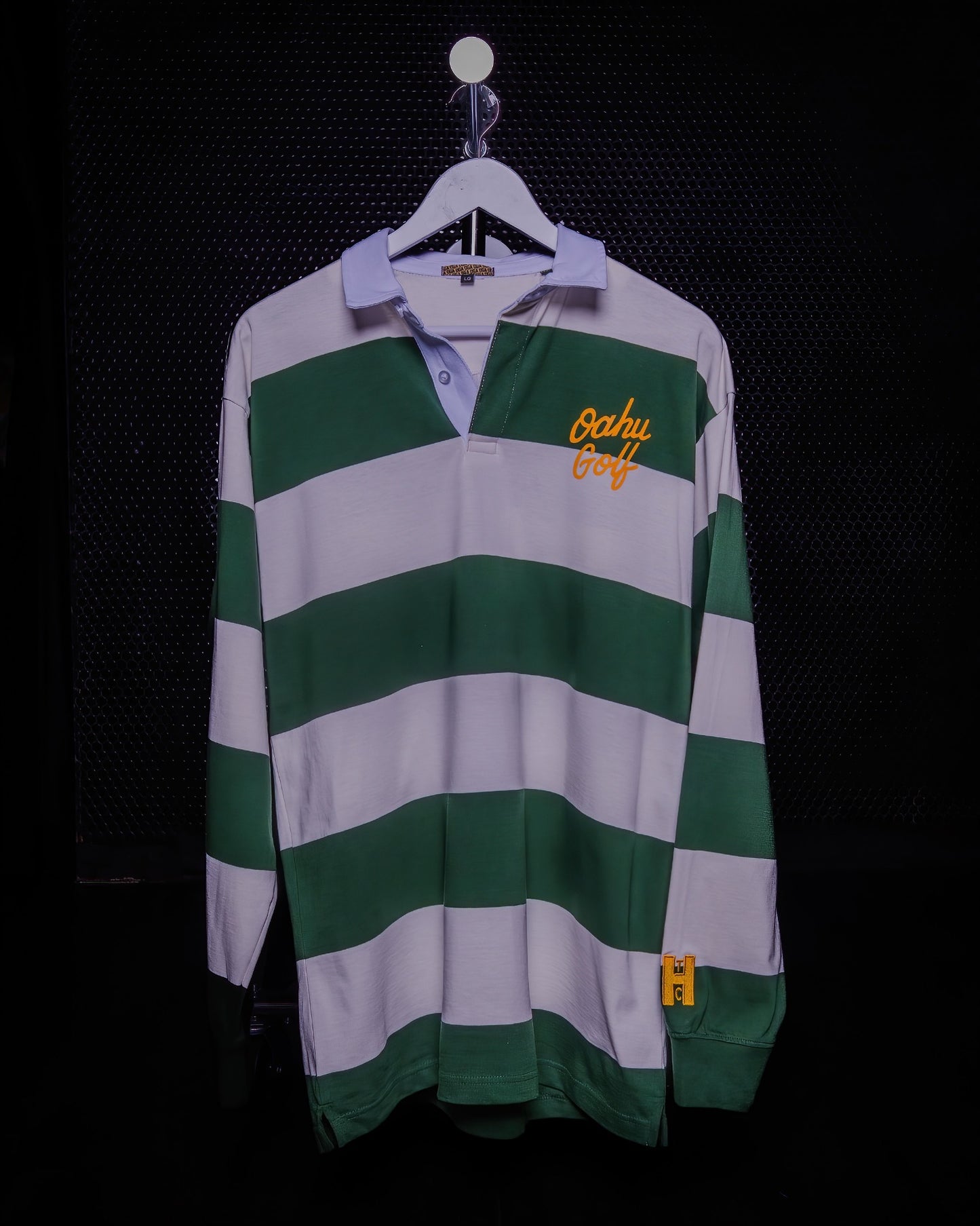 TH OGA FC Slice Rugby Striped Green/Crm