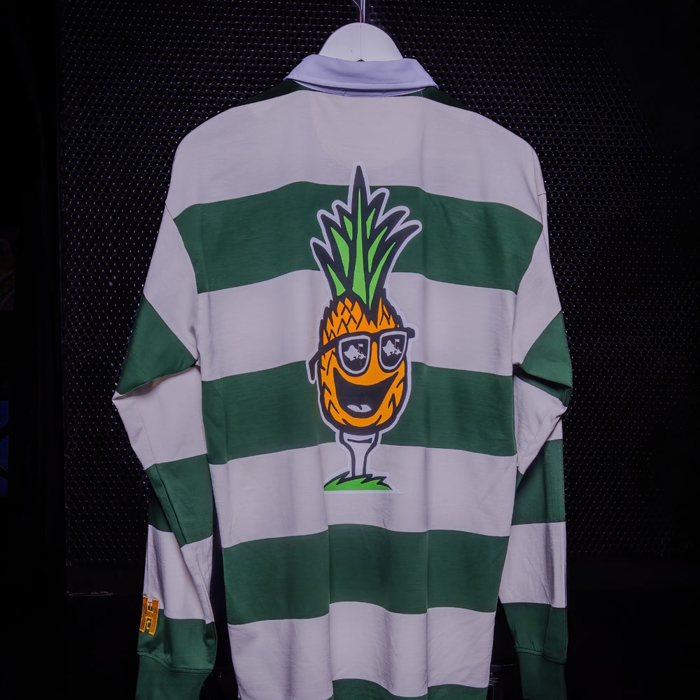 TH OGA FC Slice Rugby Striped Green/Crm
