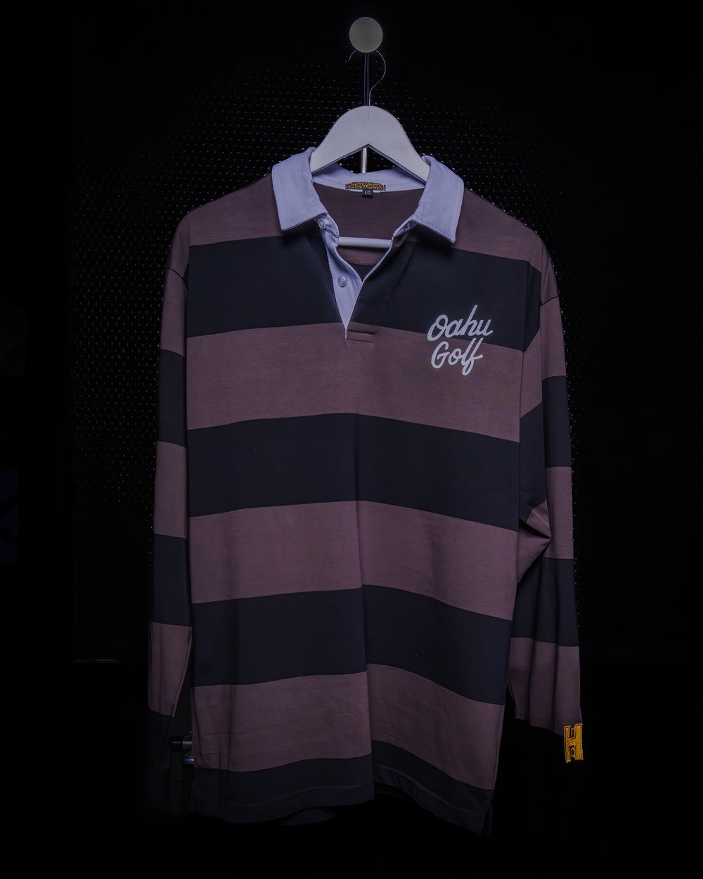 TH OGA BW Slice Rugby Striped Black/Charc