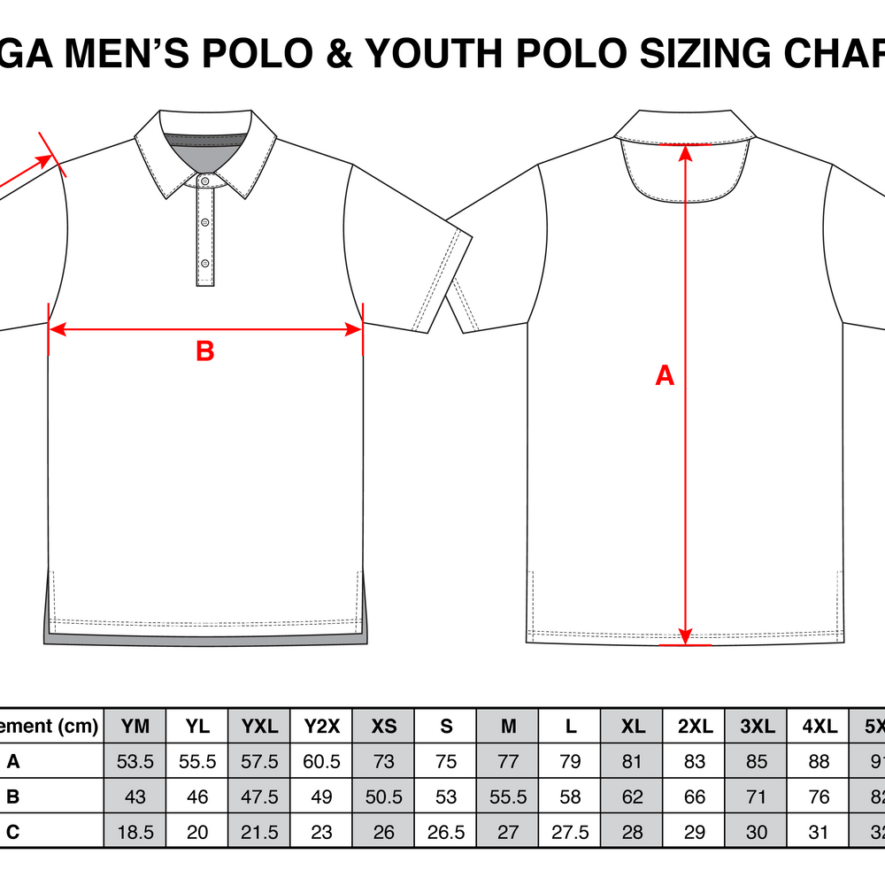 
                      
                        "Birdies of Paradise" Teal Ecru - OGA Youth Polo - Teal Blue Ecru White
                      
                    