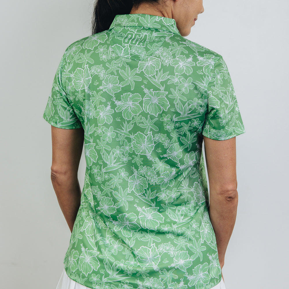 
                      
                        "Small Kine Sketchy" Avocado - OGA Women's Polo - Avocado Green
                      
                    