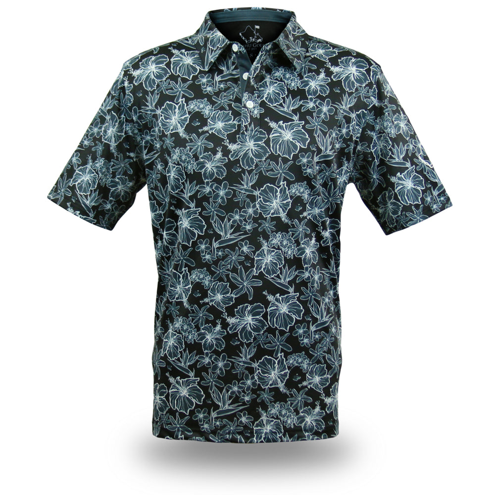 
                      
                        "Small Kine Sketchy Onyx" - OGA Men's Polo - Onyx Black
                      
                    