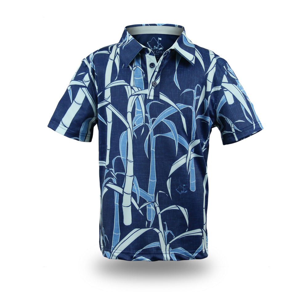 
                      
                        "Sugarcane Indigo Fields"- OGA Youth Polo - Indigo Blue
                      
                    