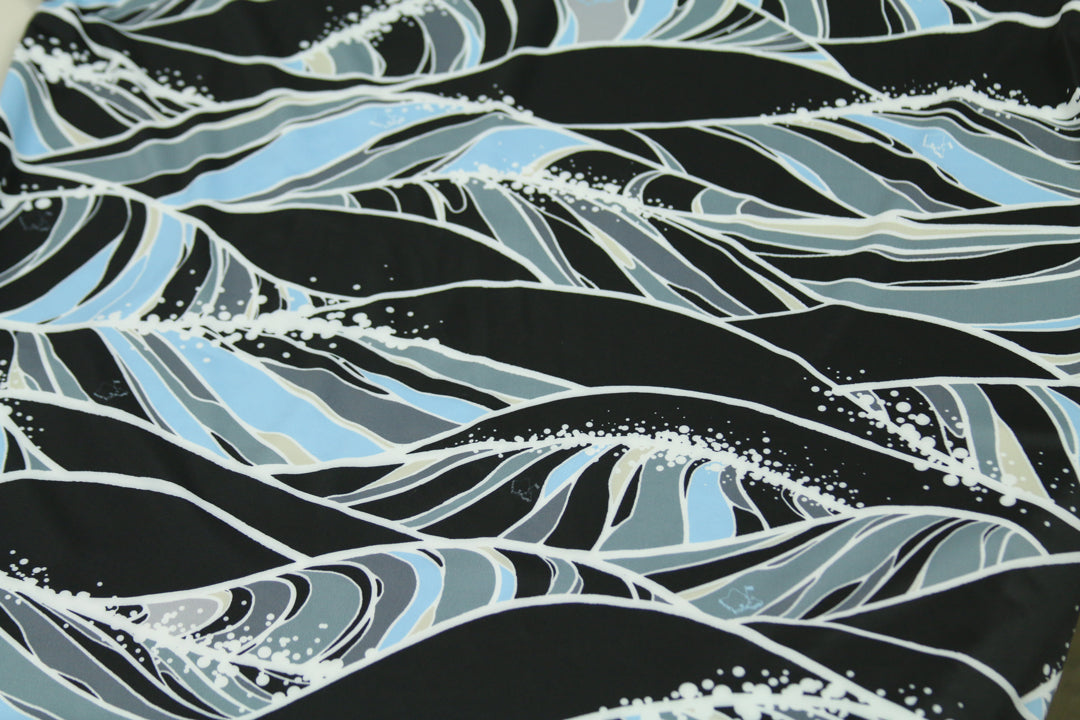 "SWELL Onyx Camo" - OGA Men's Polo - Black Onyx