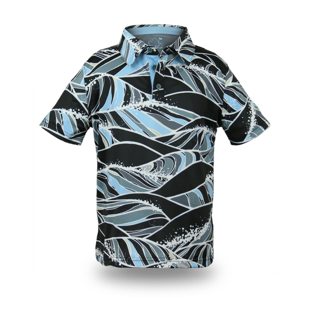 
                      
                        "SWELL Onyx Camo" - OGA Youth Polo - Black Onyx
                      
                    