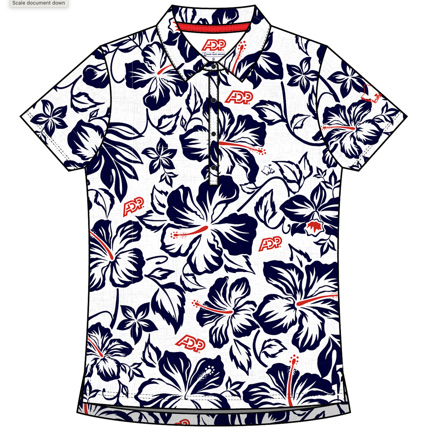ADP Custom Bloom Women's Polo