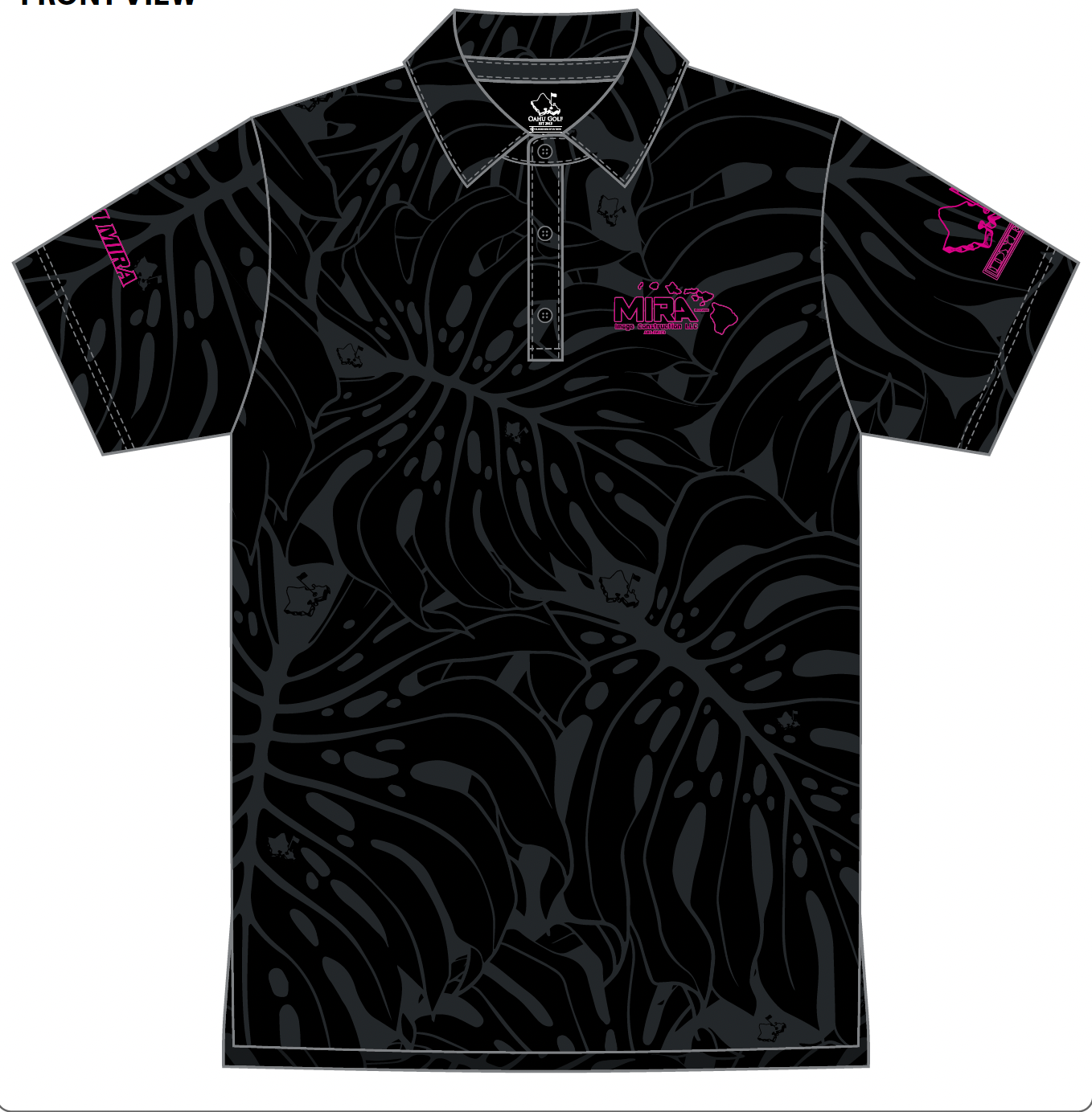 Mira Custom Monstera 2.0 Men's Polo MR???-MP100