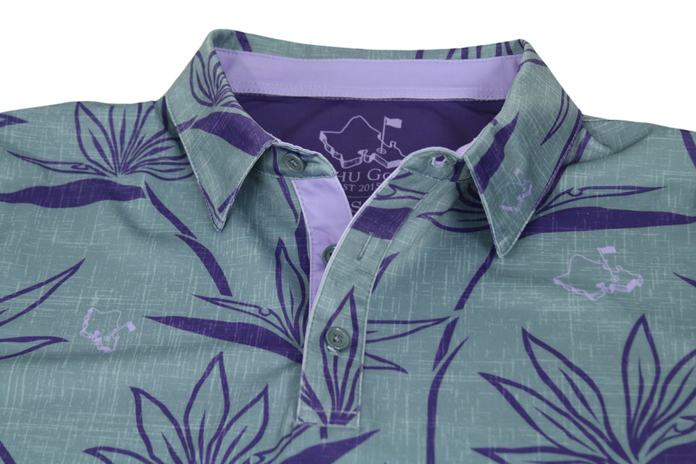 
                      
                        "Birdies of Paradise" Graphite Ube - OGA Youth Polo - Graphite Gray / Ube Purple
                      
                    