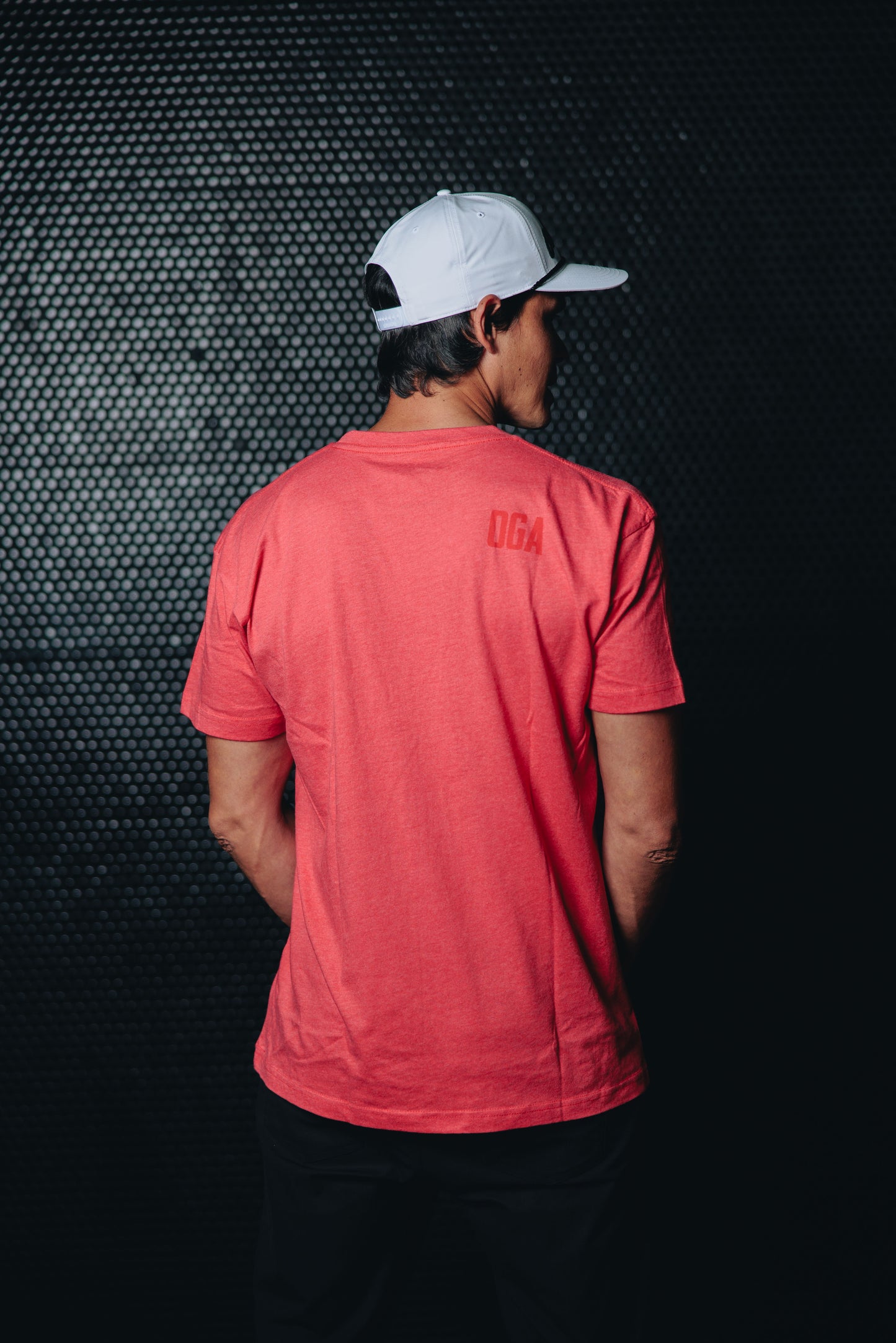 "OG Script" - OGA Unisex Graphic Tee - Red Heather