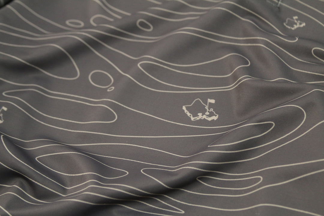 "Liquid Onyx" - OGA Men's Polo - Onyx Black