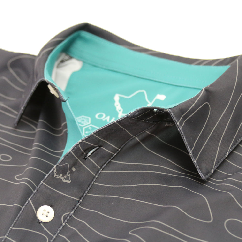 
                      
                        "Liquid Onyx" - OGA Men's Polo - Onyx Black
                      
                    