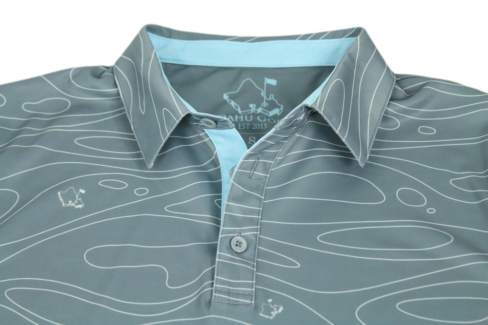 
                      
                        "Liquid Silver" - OGA Men's Polo - Silver Gray / Off White
                      
                    