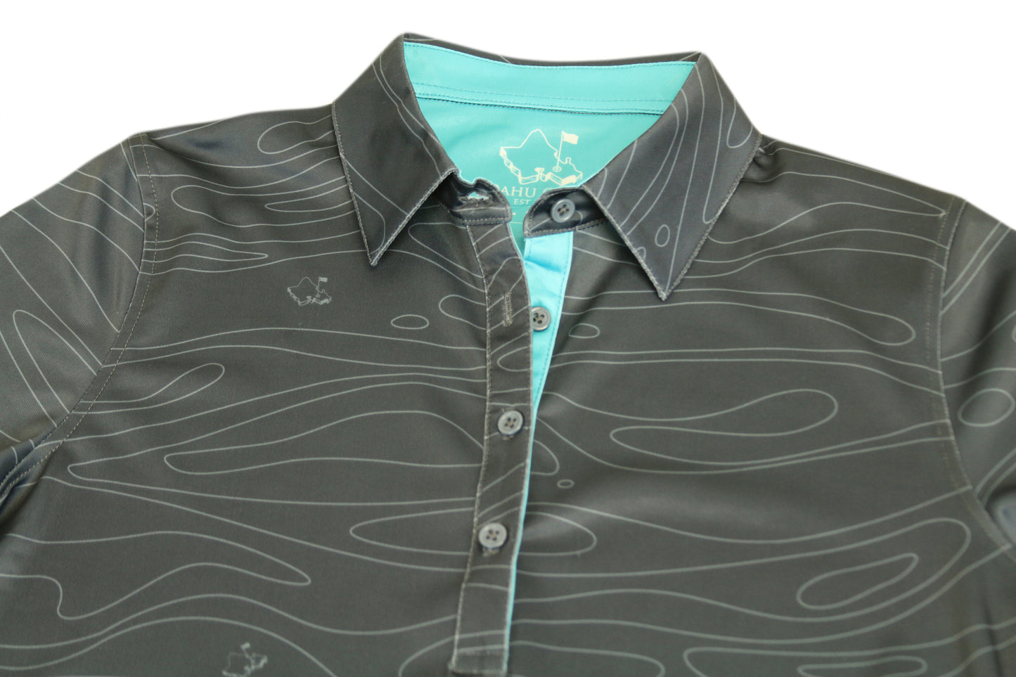 "Liquid Onyx" - OGA Collared Women's Polo - Onyx Black
