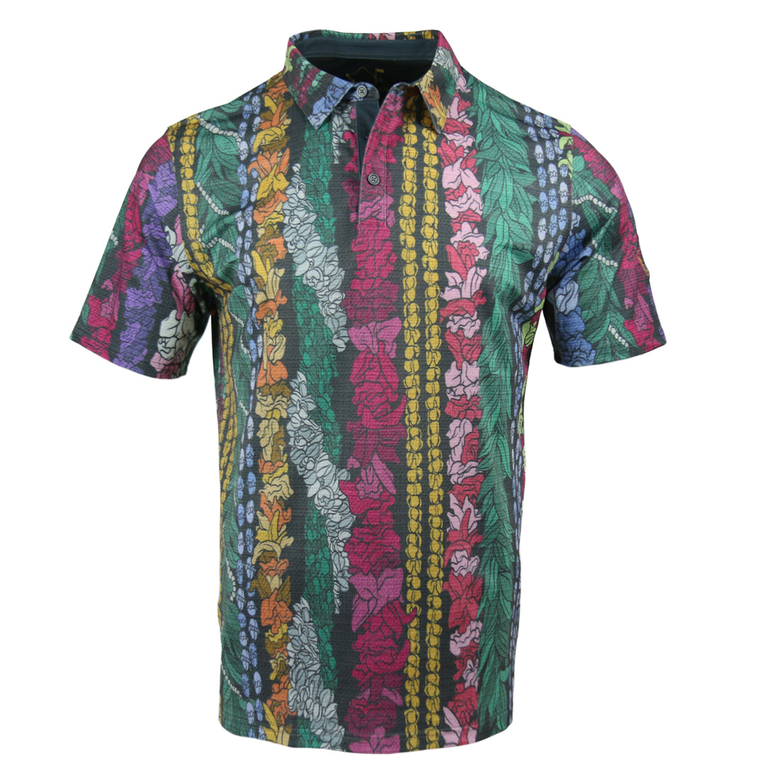 "May Day" - OGA Men's Polo - Multi Lei Hues