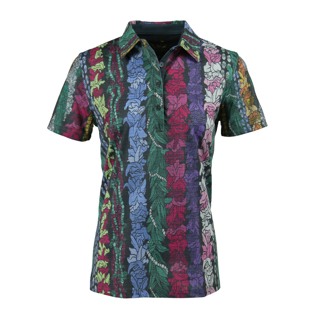 "May Day" - OGA Women's Polo - Multi Lei Hues