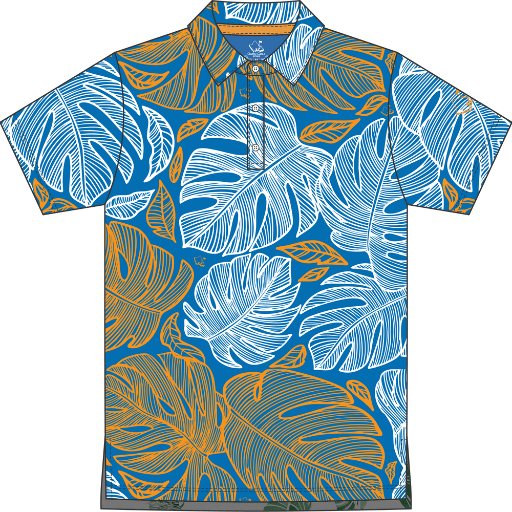 
                      
                        "Out of Line" Sea Gold - OGA Men's Polo - Blue / Gold
                      
                    