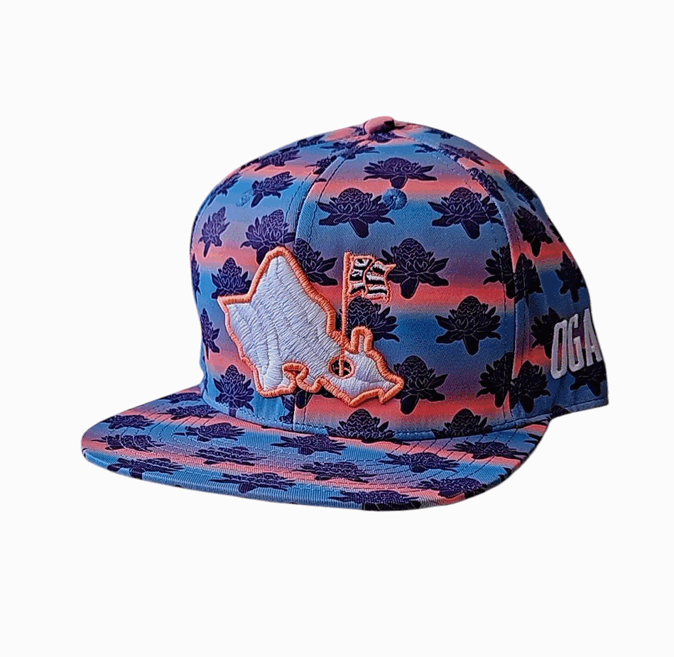 "Torch Ginger" - 6 Panel Novelty Snapback - Multicolor